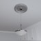 Ekena Millwork Traditional PVC Medallion (Canopies up to 11 1/2"), 19"OD x 3 1/2"ID x 1 1/2"P, Bright Coat Aluminum CMP19TRBAL - alternate 7